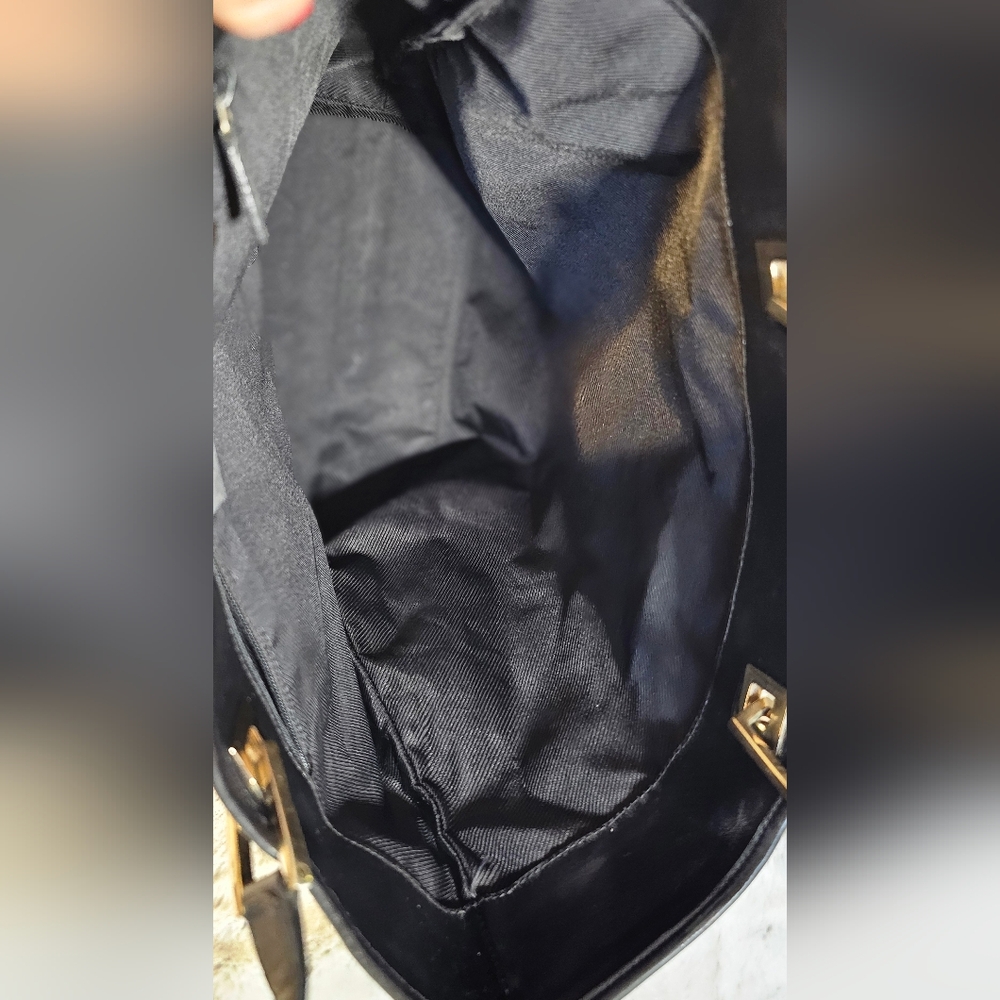 Gucci Black Tote with Gold Accents - Picture 16 of 16